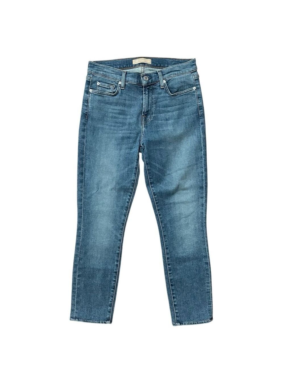 7 For All Mankind Luxe Vintage The Ankle Skinny Jeans Size 29